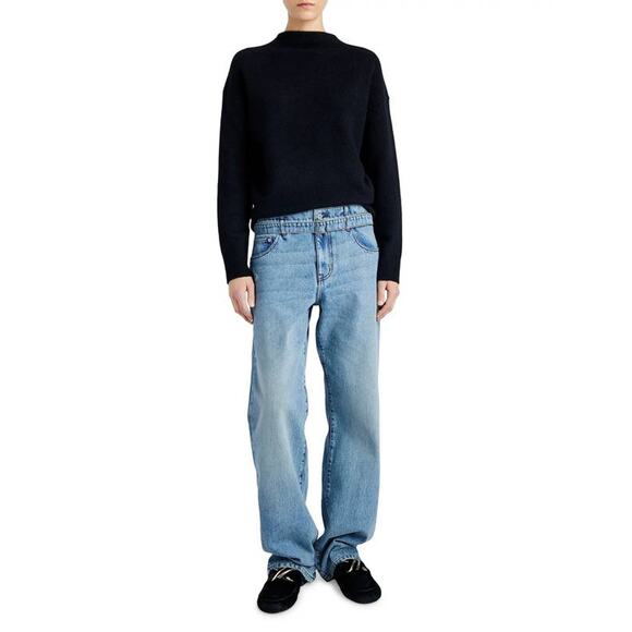 Proenza Schouler Ellsworth Belted Jean in Classic Wash 27 - Picture 1 of 6